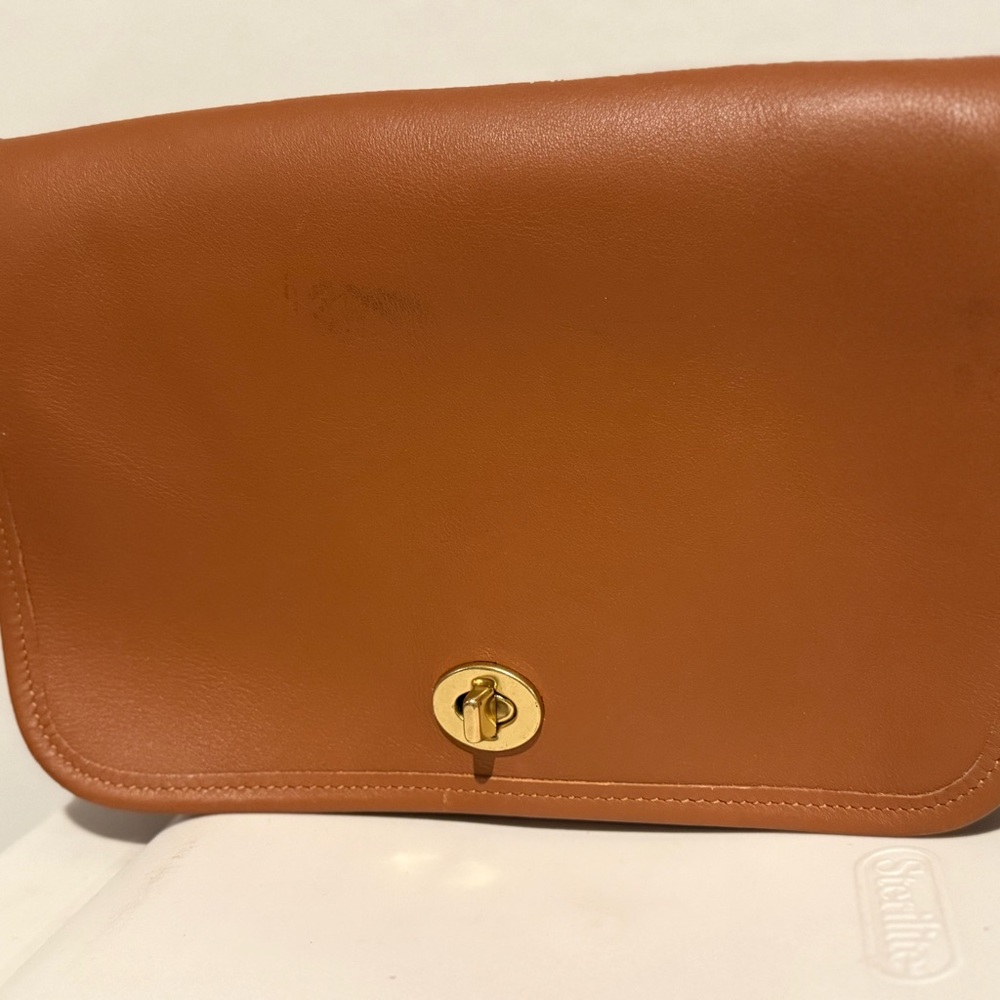 Coach Tan Leather Crossbody Bag